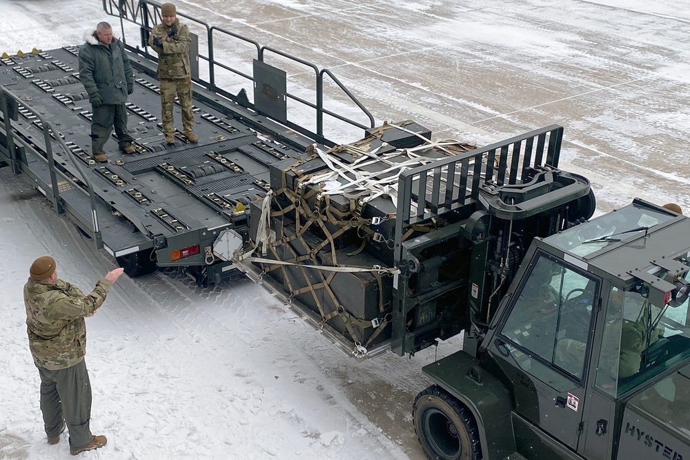 Boom Operator Training on Selfridge Air National Guard Base Flight Line