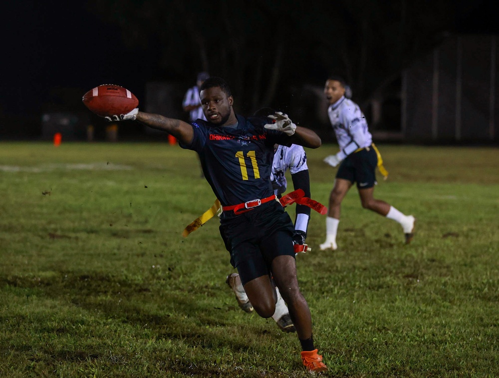 Okinawa MWR, 10th Annual U.S. Army VS. U.S. Navy Flag Football game.