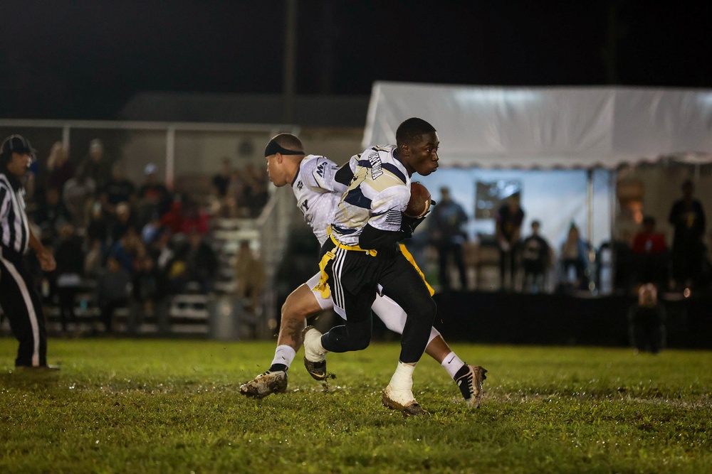 Okinawa MWR, 10th Annual U.S. Army VS. U.S. Navy Flag Football game.