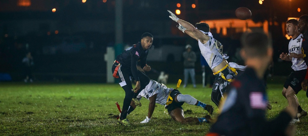 Okinawa MWR, 10th Annual U.S. Army VS. U.S. Navy Flag Football game.