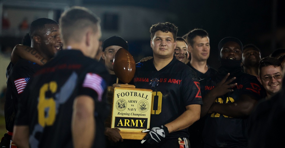 Okinawa MWR, 10th Annual U.S. Army VS. U.S. Navy Flag Football game.