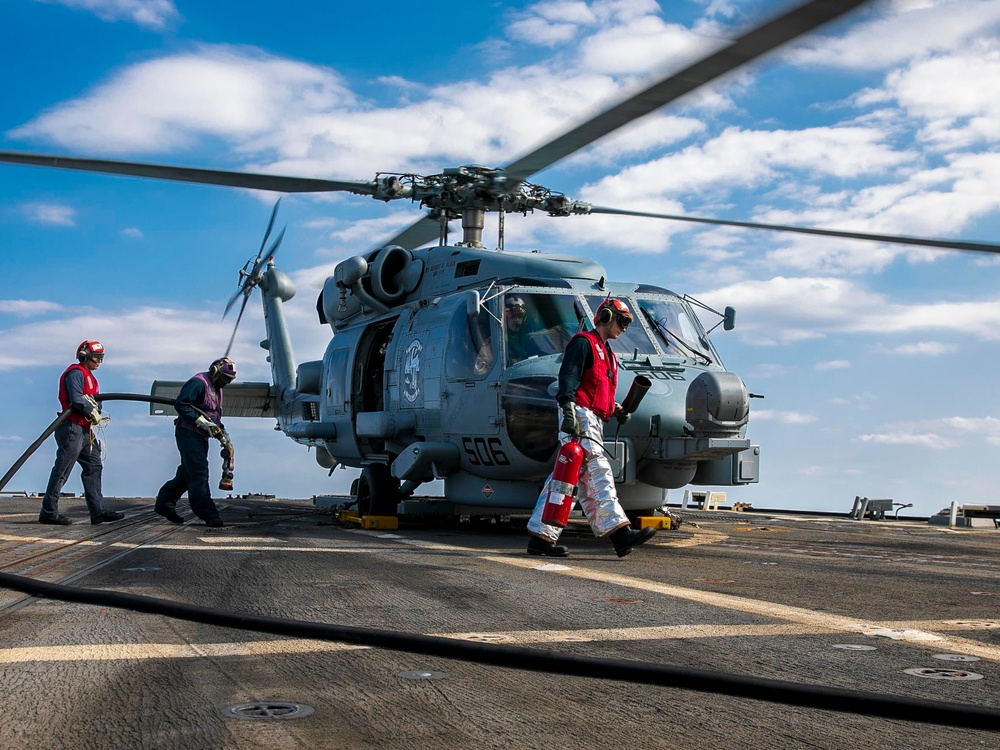 DVIDS - Images - USS Delbert D. Black Conducts Flight Operations