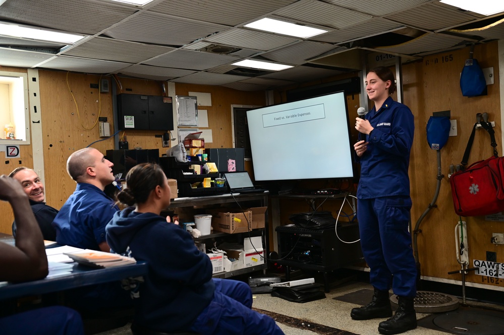 Financial readiness on USCGC Spencer (WMEC 905)