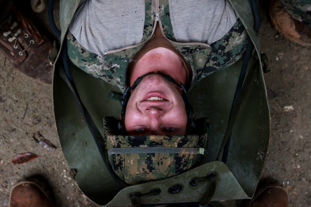 Equipment Operator Noah Patriquin with Naval Mobile Construction Battalion Four.