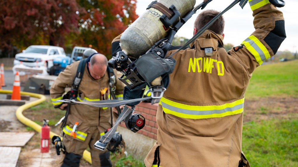 NDW Fire and Emergency Services conducts training at JBAB