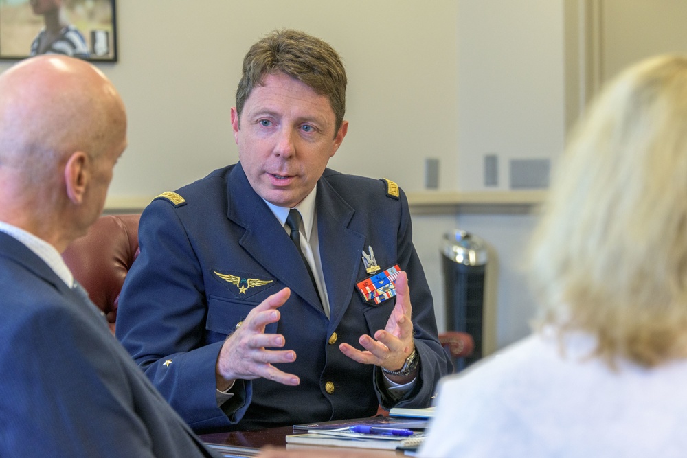 Brig Gen Julien Sabene visits AFCLC