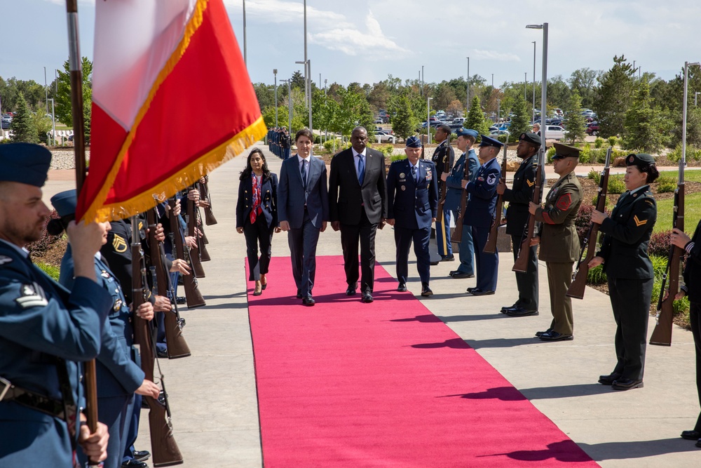 SECDEF and Canadian Prime Minister Visit NORAD and USNORTHCOM