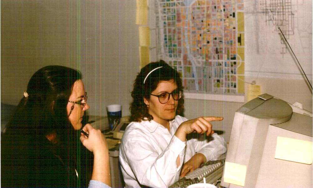 Susanne Davis, Chicago District hard at work with Coworker Leslie Bush