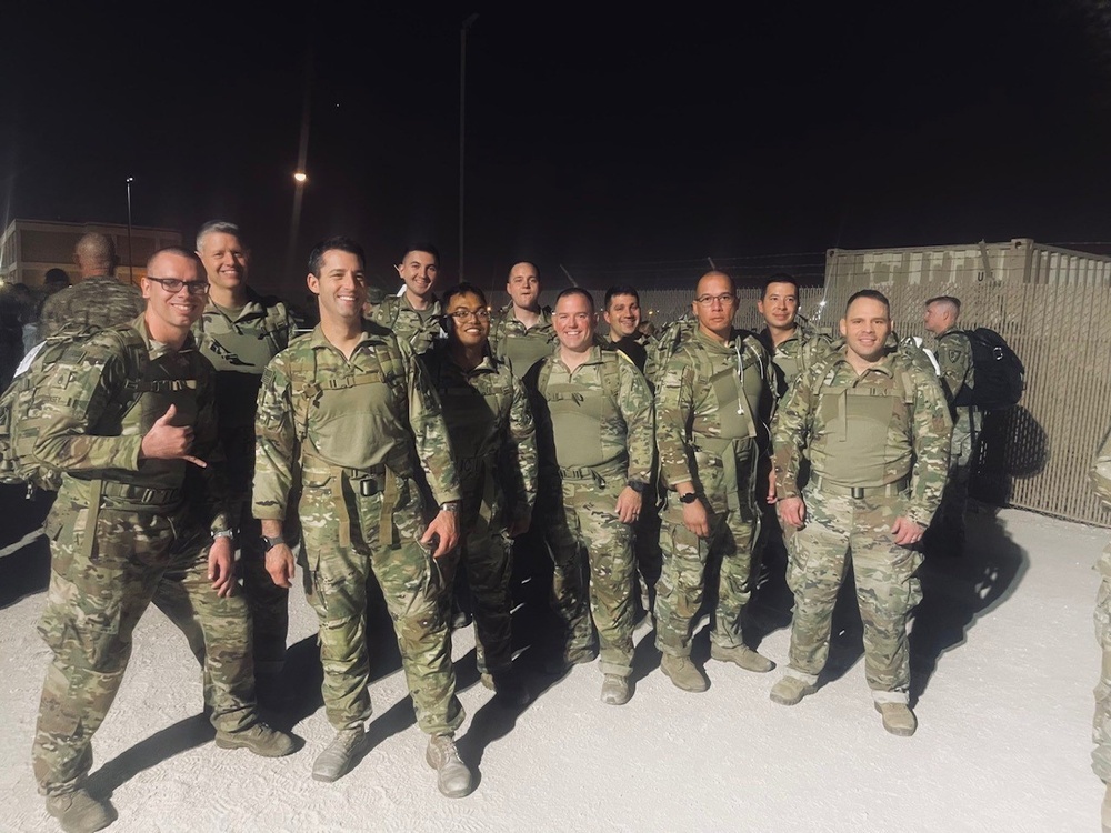 Task Force Spartan service members conquer the Norwegian Foot March in Qatar