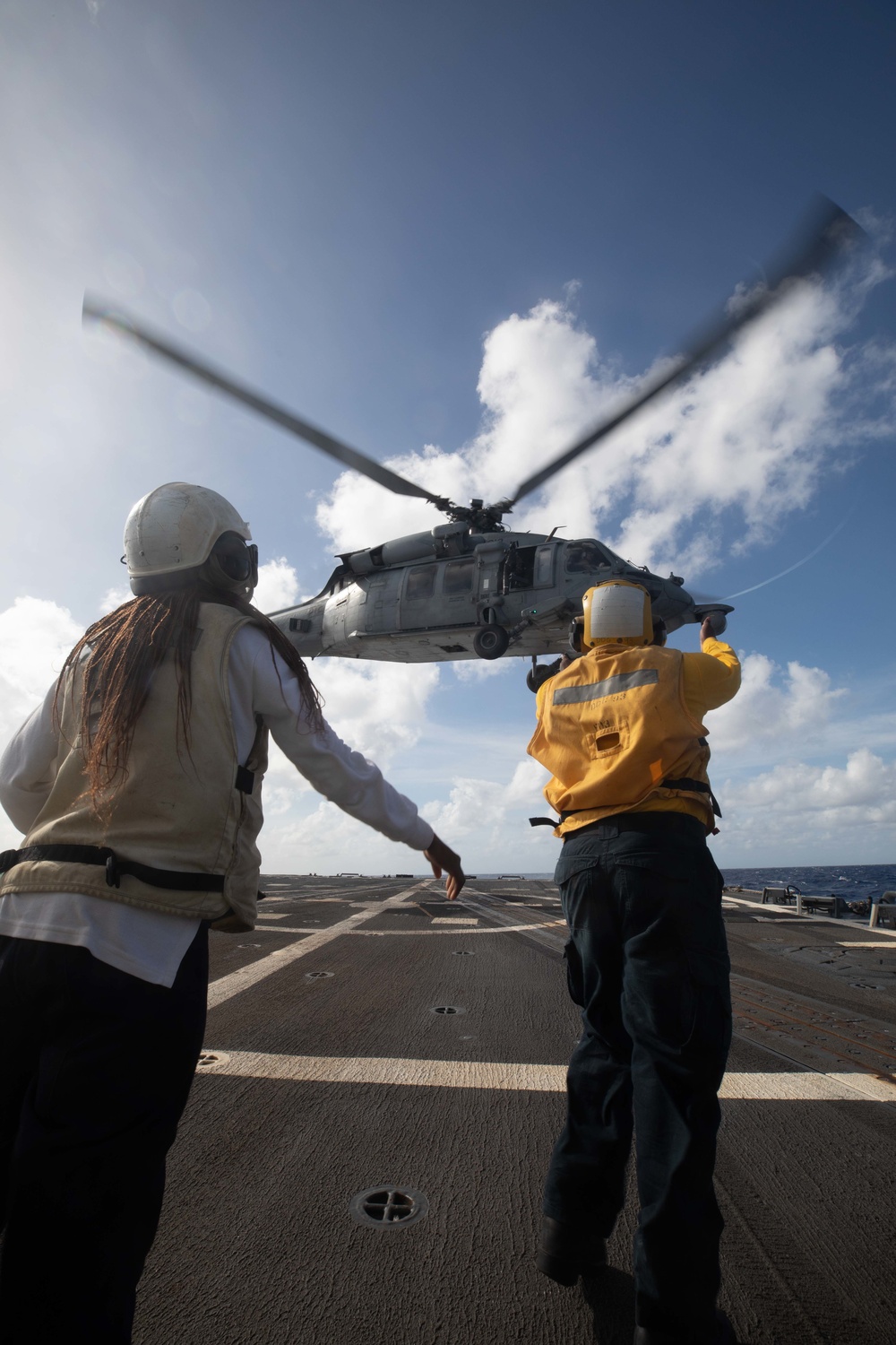 USS Chung-Hoon Helicopter Operations