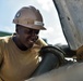 Seabees with Naval Mobile Construction Battalion Four receives  training on the high pressure and large capacity piston concrete pump.