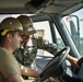 Seabees with Naval Mobile Construction Battalion Four receives  training on the high pressure and large capacity piston concrete pump.