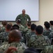 Naval Construction Group One Commodore Meno Visits Naval Mobile Construction Battalion Four in Okinawa.