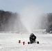 Snowmaking at Fort McCoy's Whitetail Ridge Ski Area