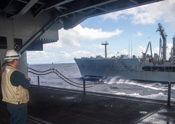 Sailor Observes Refueling