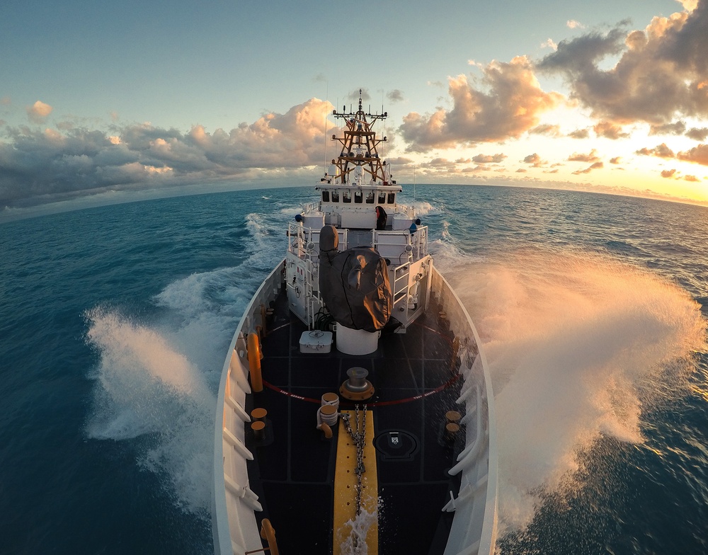 Coast Guard Cutter Pablo Valent transits in Gulf of Mexico