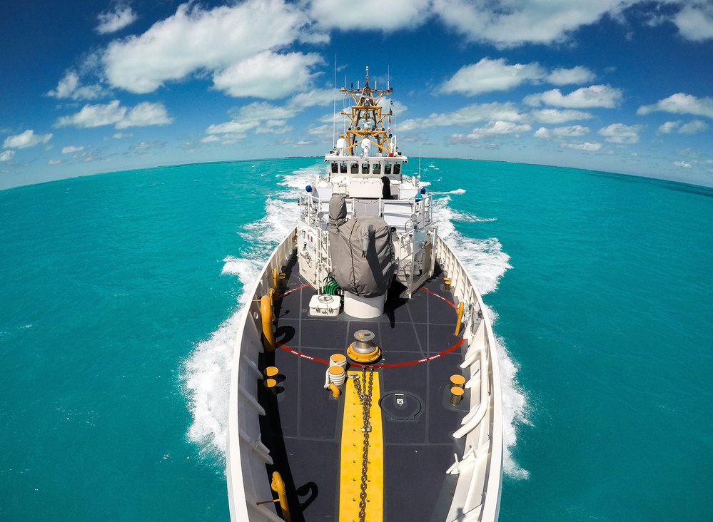 Coast Guard Cutter Pablo Valent transits in Gulf of Mexico