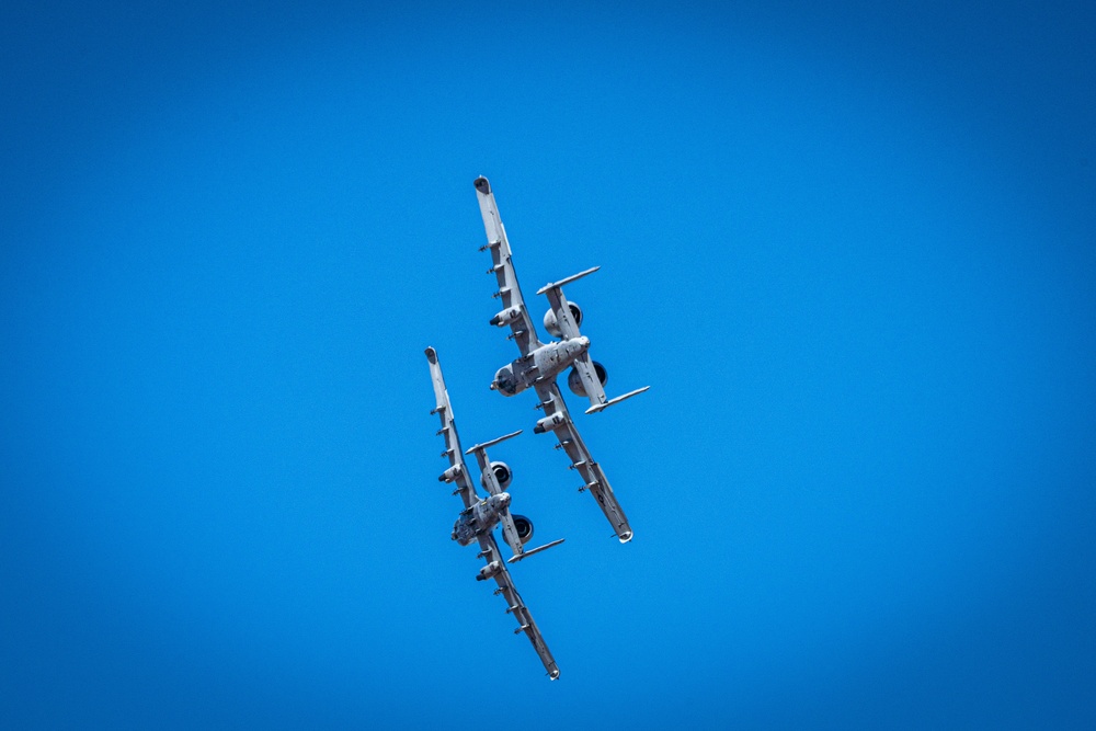 A-10's take to the sky above Arizona