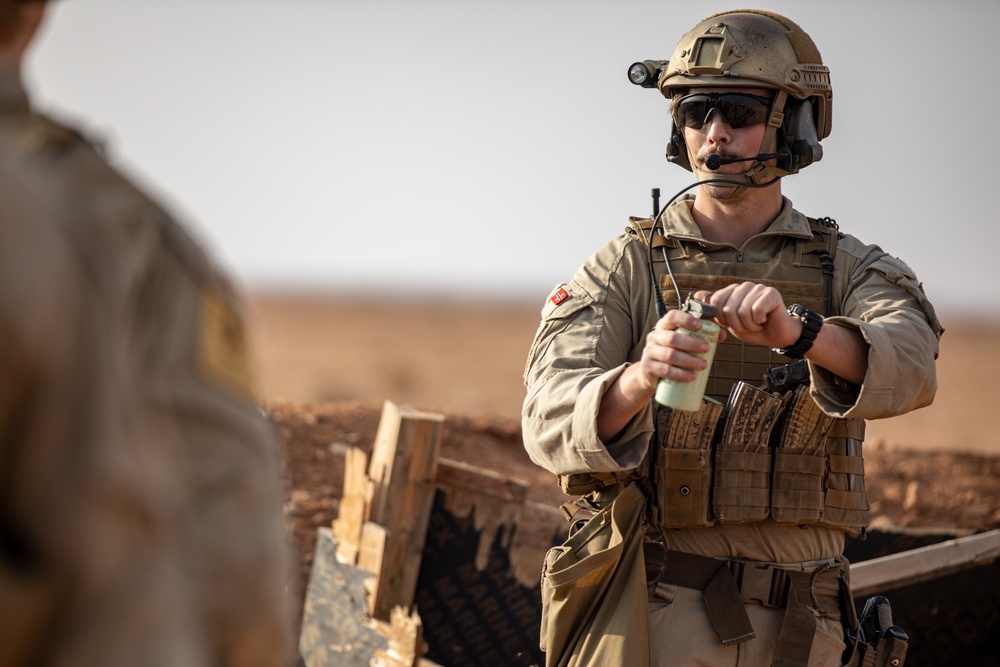 Telemark Mechanized Infantry Battalion, Task Force Viking, Combined Joint Task Force - Operation Inherent Resolve, conducts operational rehearsals