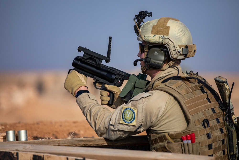 Telemark Mechanized Infantry Battalion, Task Force Viking, Combined Joint Task Force - Operation Inherent Resolve, conducts operational rehearsals