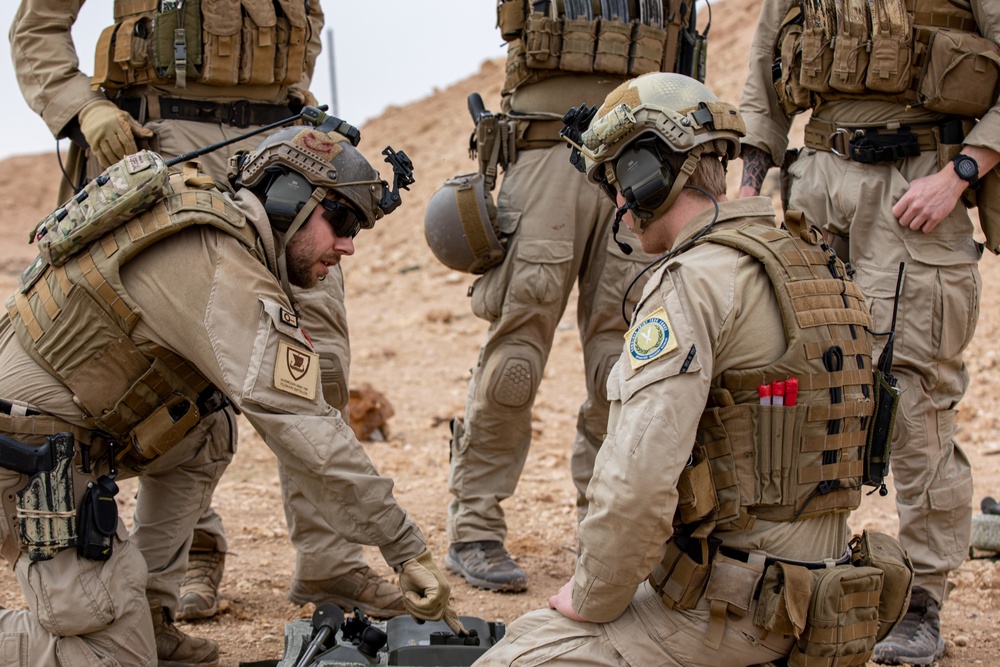 Telemark Mechanized Infantry Battalion, Task Force Viking, Combined Joint Task Force - Operation Inherent Resolve, conducts operational rehearsals