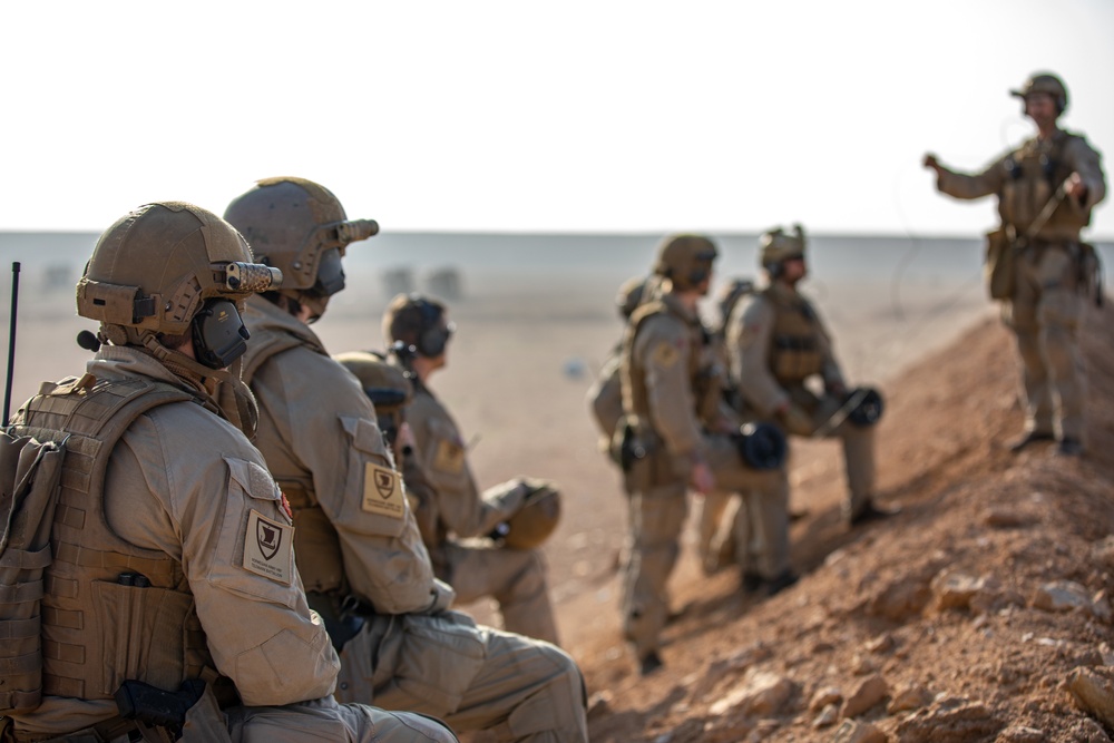 Telemark Mechanized Infantry Battalion, Task Force Viking, Combined Joint Task Force Operation Inherent Resolve, conducts operational rehearsals