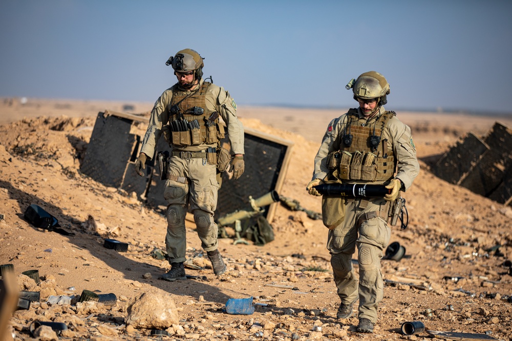 Telemark Mechanized Infantry Battalion, Task Force Viking, Combined Joint Task Force - Operation Inherent Resolve, conducts operational rehearsals