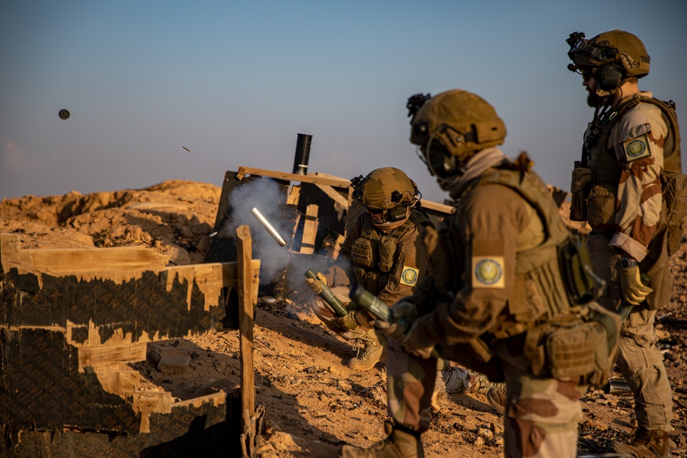 Telemark Mechanized Infantry Battalion, Task Force Viking, Combined Joint Task Force Operation Inherent Resolve, conducts operational rehearsals