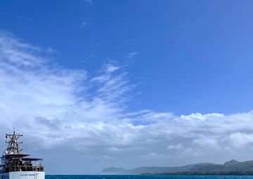 USCGC Oliver Henry (WPC 1140) on patrol off Saipan