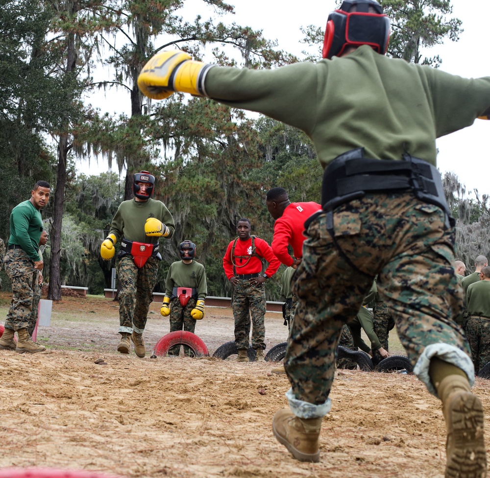 Hands Up: Charlie Company Body Sparring