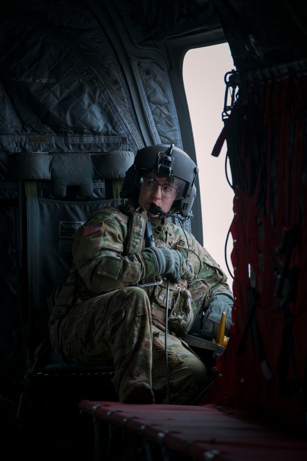 Drop zone drop-off: Washington National Guard pilots support special forces static line jumps