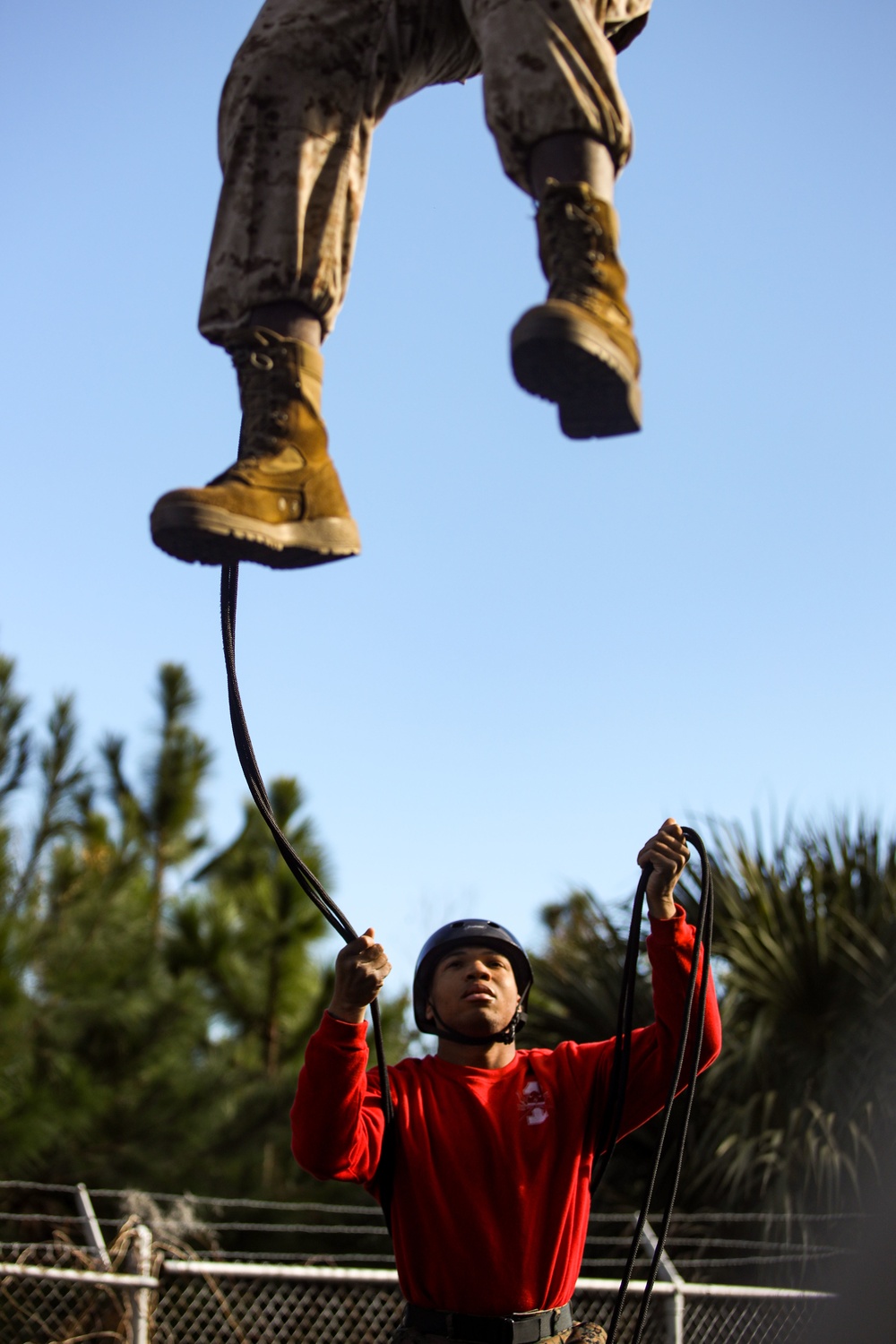 Charlie Company Rappel Tower