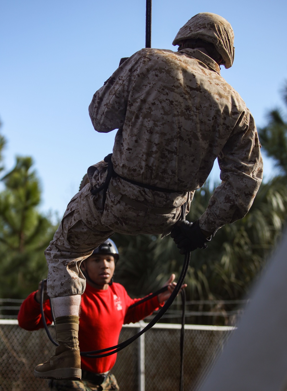 Charlie Company Rappel Tower