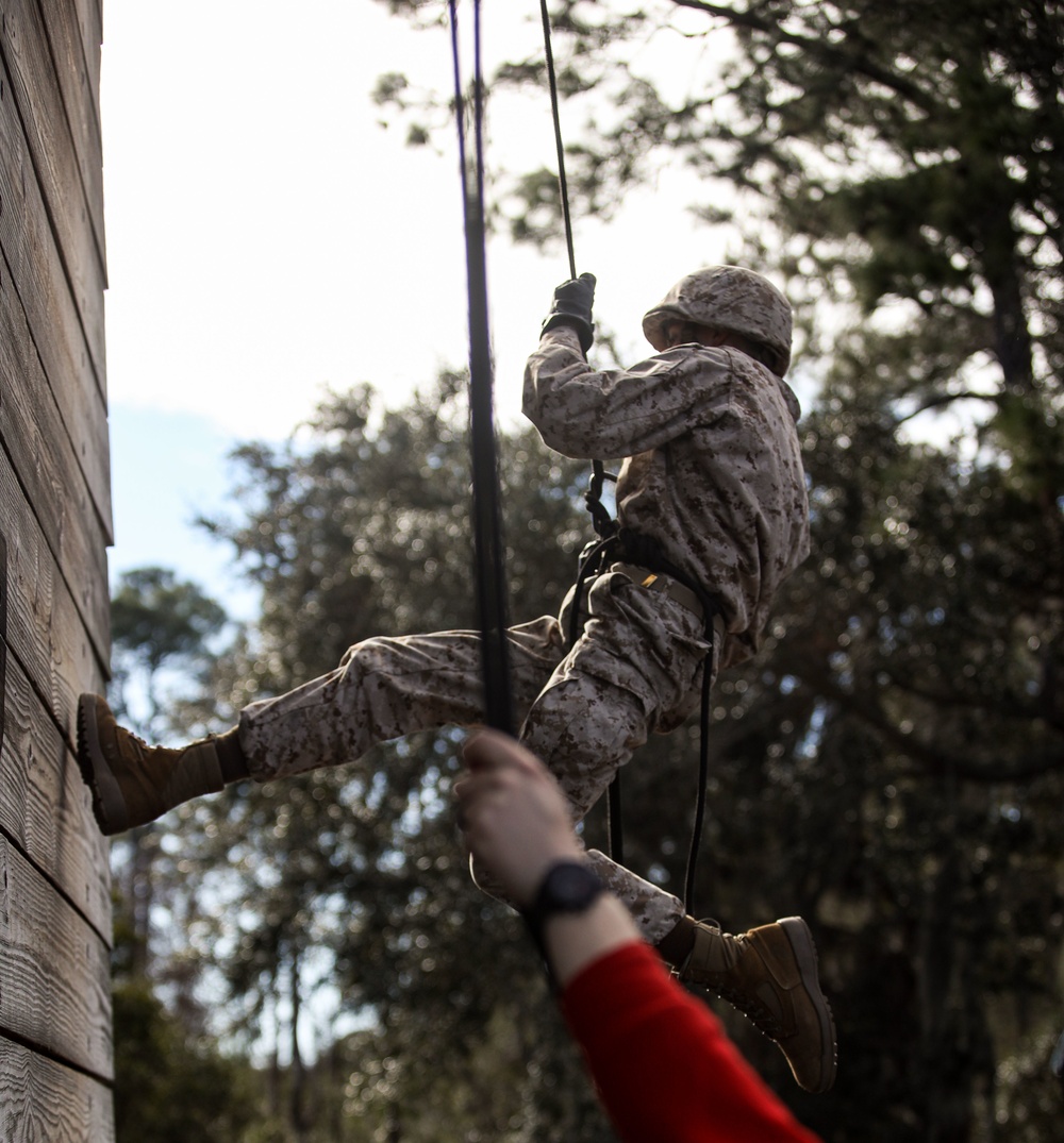 Charlie Company Rappel Tower