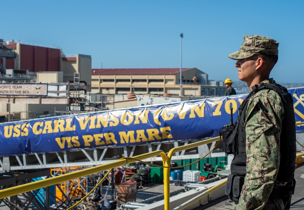 Sailors Serve Aboard USS Carl Vinson (CVN 70)