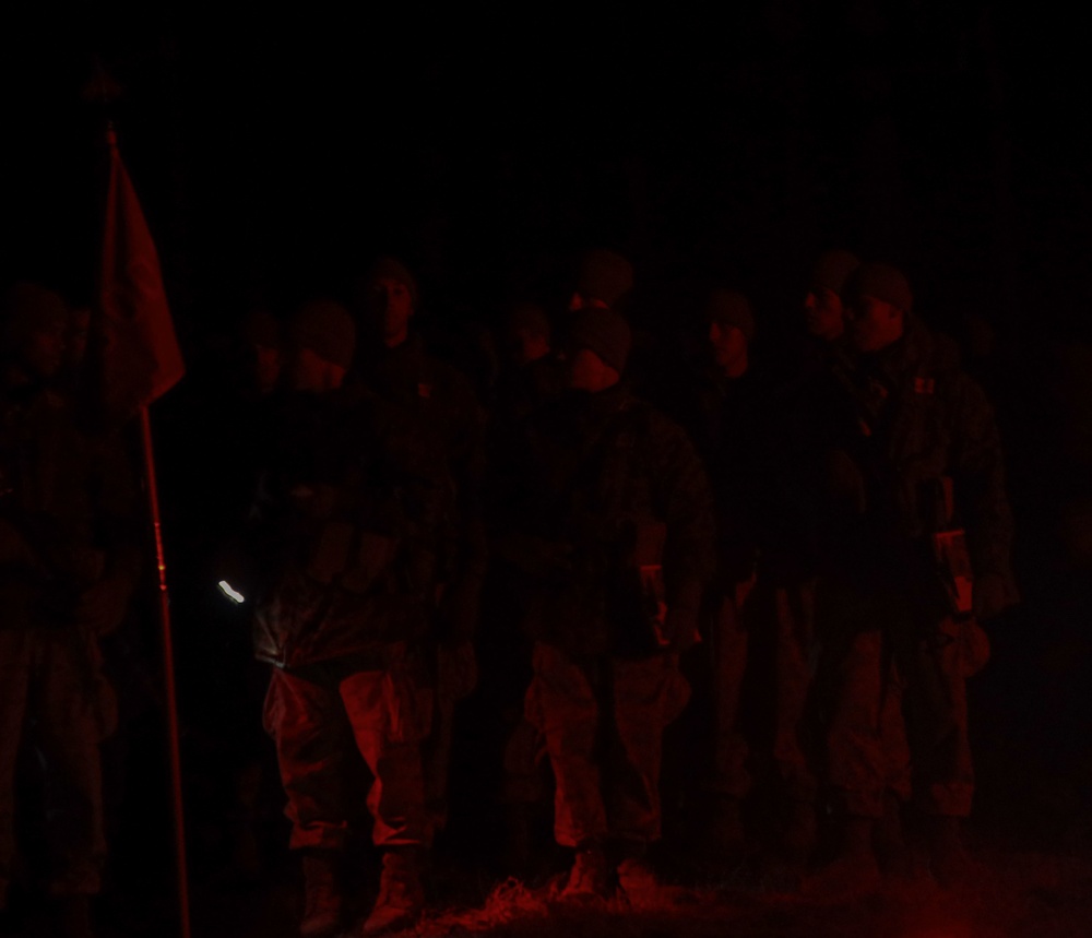 India Company Night Land Navigation
