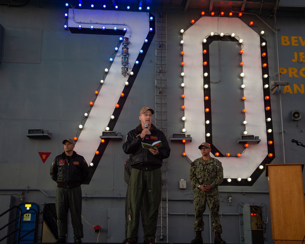 USS Carl Vinson (CVN 70) All Hands Call