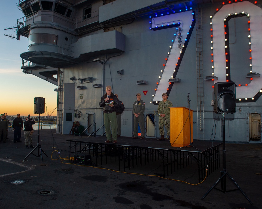 USS Carl Vinson (CVN 70) All Hands Call