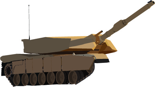 M1 Abrams Tank Vector