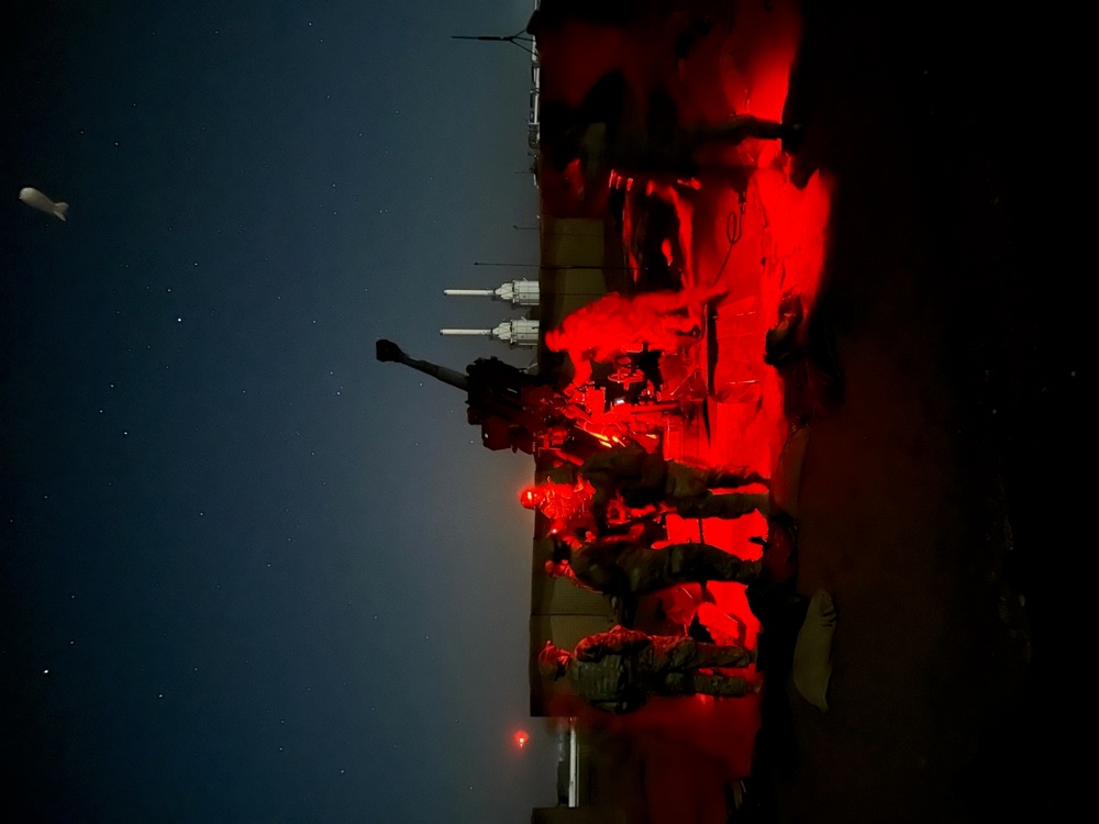 1st Battalion, 125th Infantry Regiment &quot;Task Force Viking&quot; lights up the sky