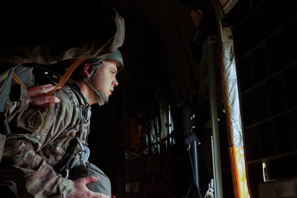 SOCEUR soldiers conduct HALO Jumps