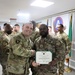 Departing Soldiers of ASG-KU receive awards, January, 2023