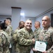 Departing Soldiers of ASG-KU receive awards, January, 2023
