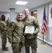 Departing Soldiers of ASG-KU receive awards, January, 2023