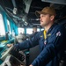 U.S. Navy Sailor in combat information center