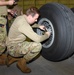 Airmen Perform Maintenance on Aircraft Brakes