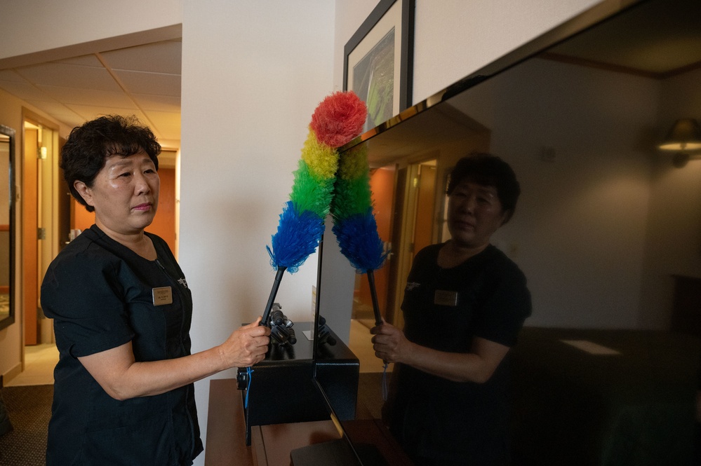 Backbone of the Pack: Kunsan lodging custodian welcomes newcomers