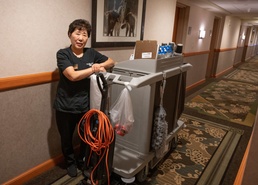 Backbone of the Pack: Kunsan lodging custodian welcomes newcomers