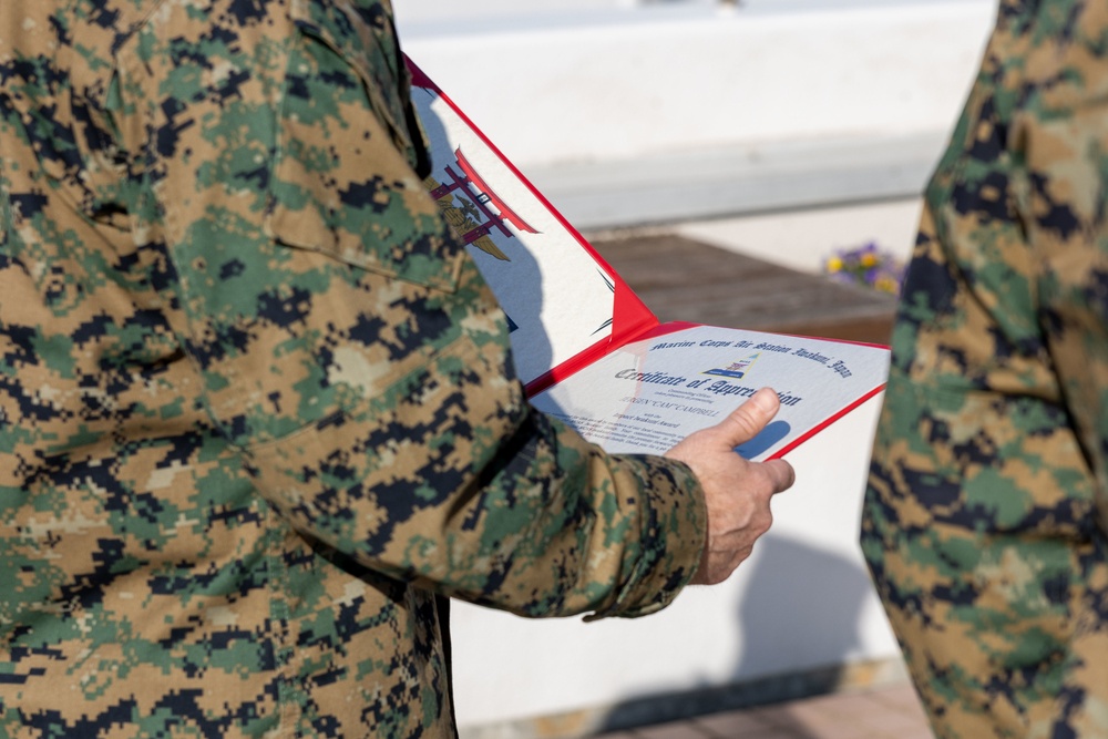 Generating connection: US Marine captain receives community award