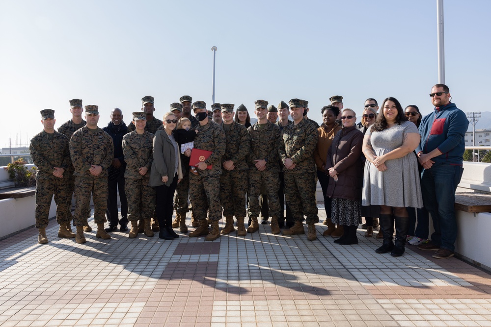 Generating connection: US Marine captain receives community award